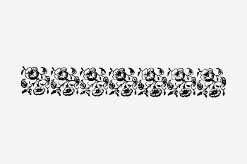 Flower border hand drawn illustration. | Free Photo - rawpixel