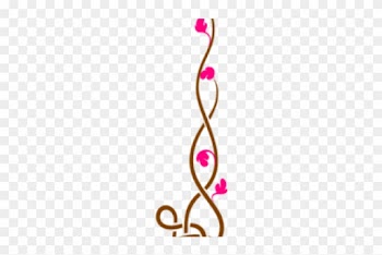 Flower Border Line Design - A4 Size Sheet Border Design