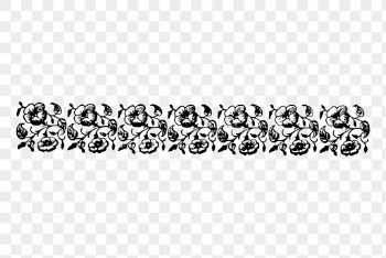 Flower border png sticker vintage | Free PNG - rawpixel