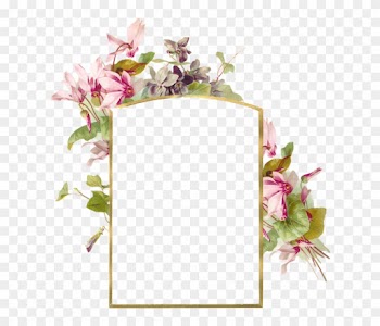 กรอบรูปดอกไม้ - Flower Borders And Frames