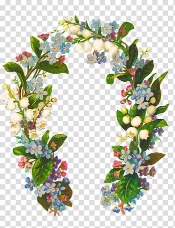 Flower Borders and Frames Frames , lily of the valley transparent background PNG clipart