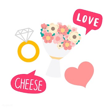 Flower bouquet and diamond ring wedding photo.. | Free stock vector - 537592