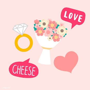 Flower bouquet and diamond ring wedding photo.. | Free stock vector - 537603
