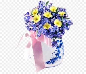 Flower bouquet Animation - Flowers in Vase PNG Clip Art Image 