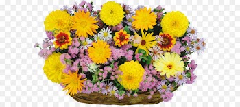 Flower bouquet Basket Wallpaper - Large Transparent Flowers Basket Clipart 