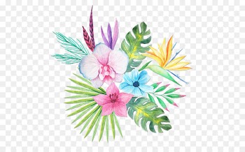 Flower bouquet Beach Towels Watercolor painting - painting 