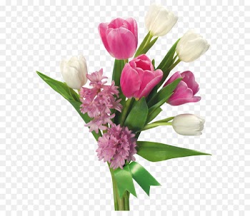 Flower bouquet Clip art - Spring Bouquet of Tulips and Hyacinths PNG Transparent Picture 