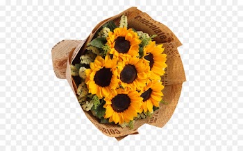 Flower bouquet Common sunflower Floristry Nosegay - Sunflower Bouquet 