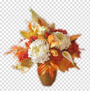 Flower bouquet Floristry Autumn Wedding, flower transparent background PNG clipart