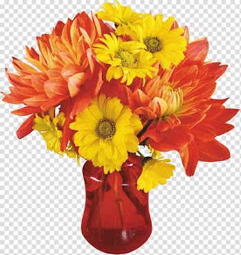 Flower bouquet , flower vase transparent background PNG clipart