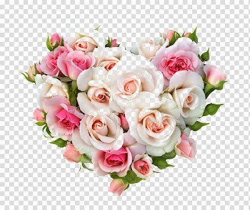 Flower bouquet Gift Rose Wedding, Heart flower transparent background PNG clipart