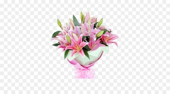 Flower bouquet Gift Valentine's Day Delivery - Bouquet of pink lilies 