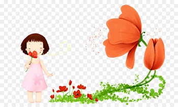 Flower bouquet Illustration Child Image - bambina illustration 