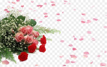 Flower bouquet Love Wallpaper - Rose decorative material 