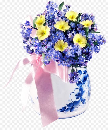 Flower bouquet March 8 International Women's Day - flower vase 