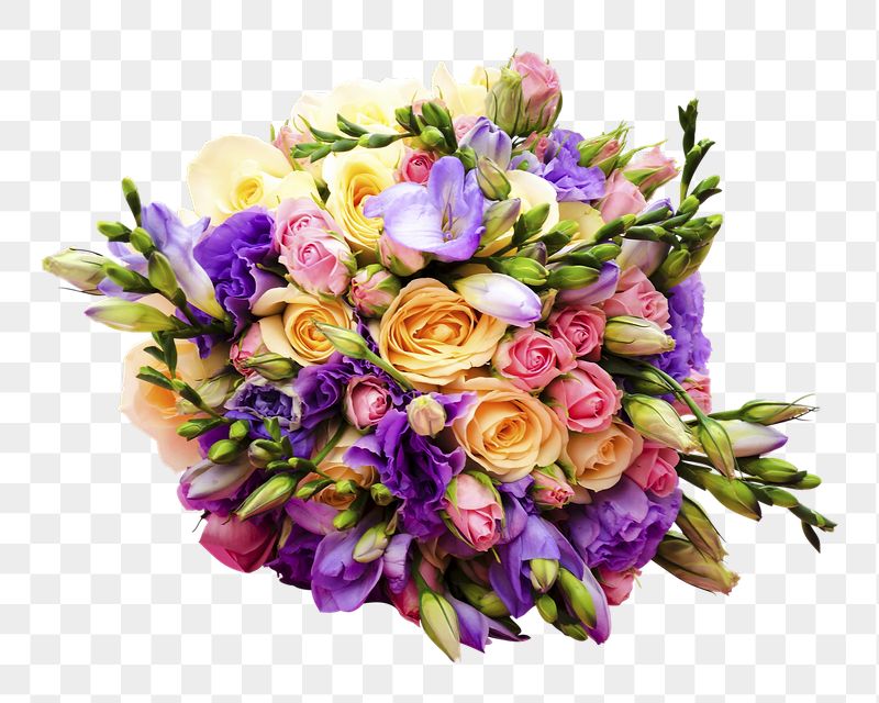 Flower bouquet png sticker, transparent | Free PNG - rawpixel