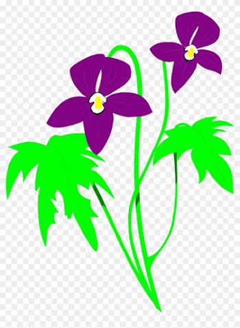 Flower Bouquet Purple Clip Art - Flower Bouquet Purple Clip Art