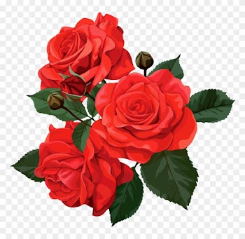 Flower Bouquet Rose Clip Art - Obituary Roses