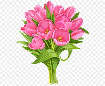 Flower bouquet Tulip Clip art - Tulips Bouquet Transparent PNG Clip Art 