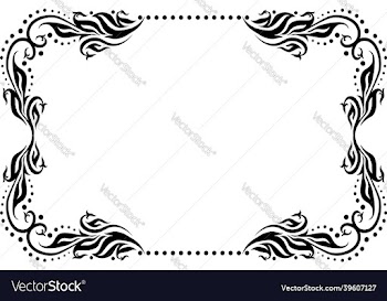 flower circle on white background