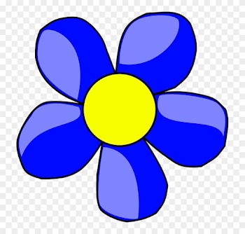 Flower Clip Art Blue