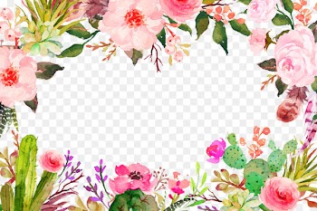Flower Clip art - Purple fresh flowers border texture 