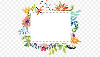 Flower Clip art - Vector watercolor floral greeting card display card 