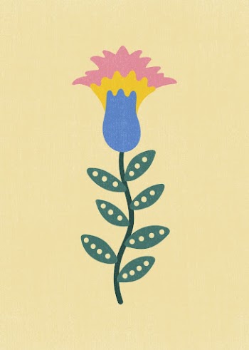 Flower clipart, aesthetic nature cartoon | Free PSD - rawpixel