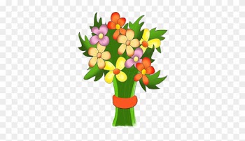 Flower Clipart Birthday - Happy Birthday Flowers Clipart