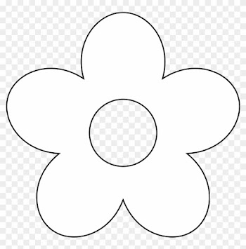 Flower - Clipart - Black - And - White - Flower Icon White Png