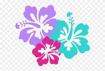 Flower Clipart No Border - Luau Flowers Clip Art