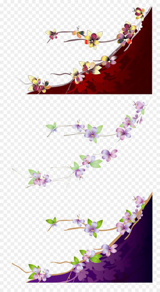 Flower Computer file - Vector flower corner flower 