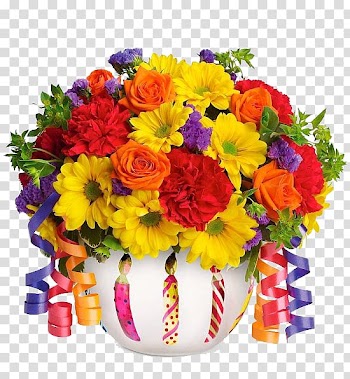 Flower delivery Gift basket Floristry, Bouquet flowers transparent background PNG clipart