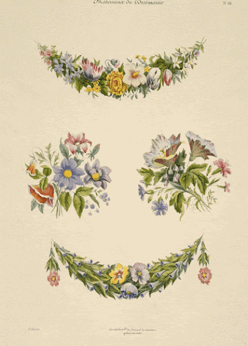 Flower Designs, from Materiaux du | Free Photo - rawpixel