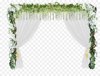 Flower Door Wedding Arch - Romantic love wedding door 