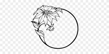 Flower Download Floral Design Line Art White - Sunflower Border Clip Art Black And White
