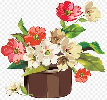 Flower Encapsulated PostScript Timer - flower pot 