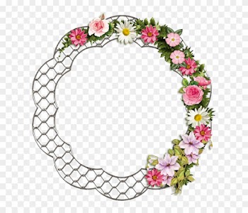 Flower Fence Frame By Jane-sigs - Picture Frame