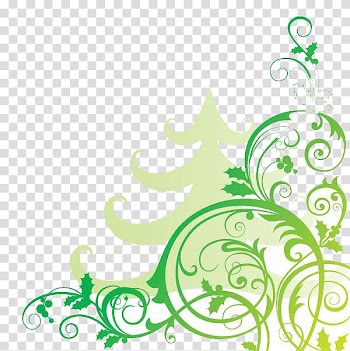 Flower Floral design, Christmas trees and lace transparent background PNG clipart