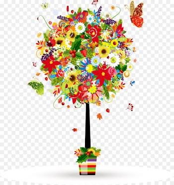 Flower Floral design Clip art - Delicate floral illustration 