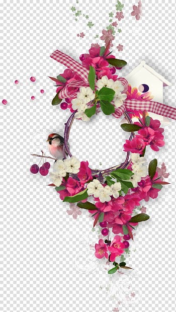 Flower Floral design Desktop Frames , pearls transparent background PNG clipart