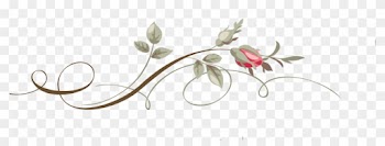 Flower Floral Design Drawing Clip Art - Arabesco Floral Para Baixa Png