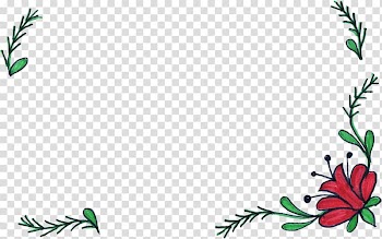 Flower Floral design Drawing Frames , flower border transparent background PNG clipart