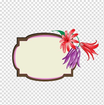 Flower Floral design , Floral decorative frame material transparent background PNG clipart