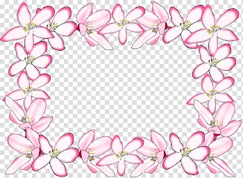 Flower Floral design , floral frame transparent background PNG clipart