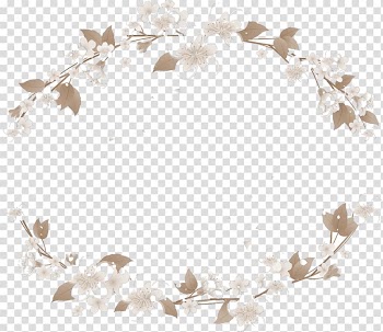 Flower Floral design , floral frame transparent background PNG clipart