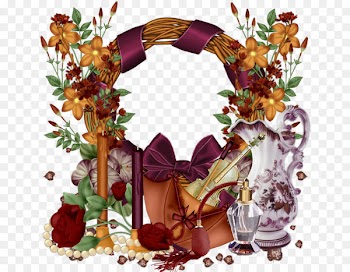Flower Floral design Picture Frames Wreath Image - hermione frame 