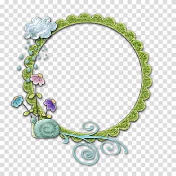 Flower, Floral wreath frame transparent background PNG clipart