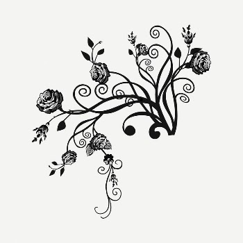 Flower flourish clipart illustration psd. | Free PSD - rawpixel