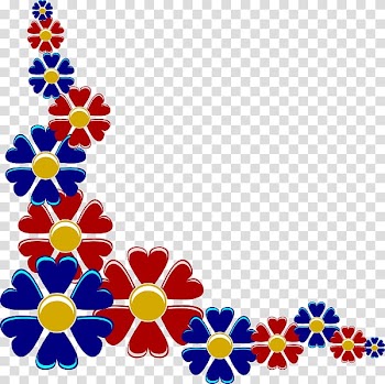 Flower , Flower Border Line Design transparent background PNG clipart